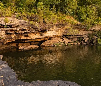 Kayaking on Weiss Lake
